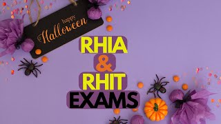 RHIT | REGISTERED HEALTH INFORMATION TECHNICIAN | RHIA | REGISTERED HEALTH INFORMATION ADMINISTRATOR