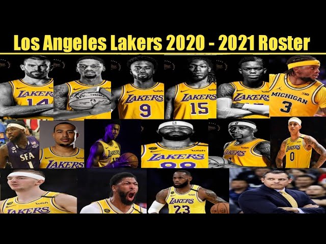 Los Angeles Lakers 2020 2021 Roster Lakeshow Youtube