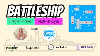 Building BATTLESHIPS Multiplayer Game with Node.js, Express, Socket.io, Heroku | (2/3) screenshot 3