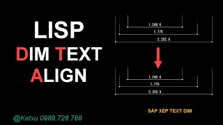 🔰 [LISP FREE] Dim Text Align - Sắp xếp lại Text Dim ⚜️