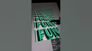 How to make 3D Text Art in IBIS PAINT X #shorts #satisfyingvideo #typography #3dart #ibispaintx