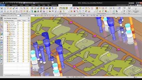 NX Progressive Die Wizard (PDW) : STEP 06 - Inserting Piercing Punch, Die Cavity & Slug Hole