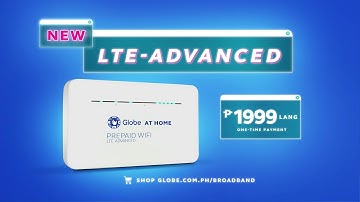 The Newest LTE-Advanced Globe At Home Prepaid WiFi