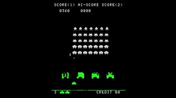 Space Invaders [1978] (gameplay)