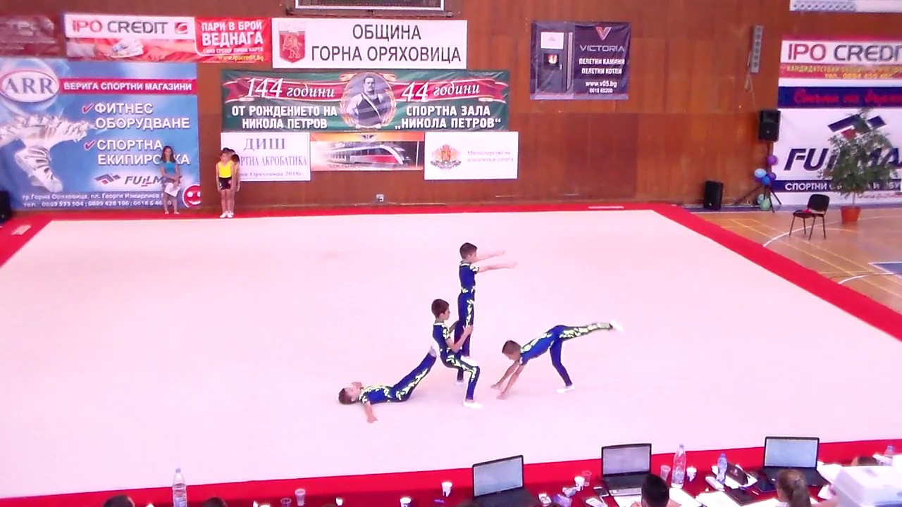 Акробатика гр. Бургас Мъжка Четворка 6-14г. - 