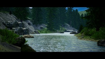 Forest River Scene - Unreal Engine 4.26 (Better Version)