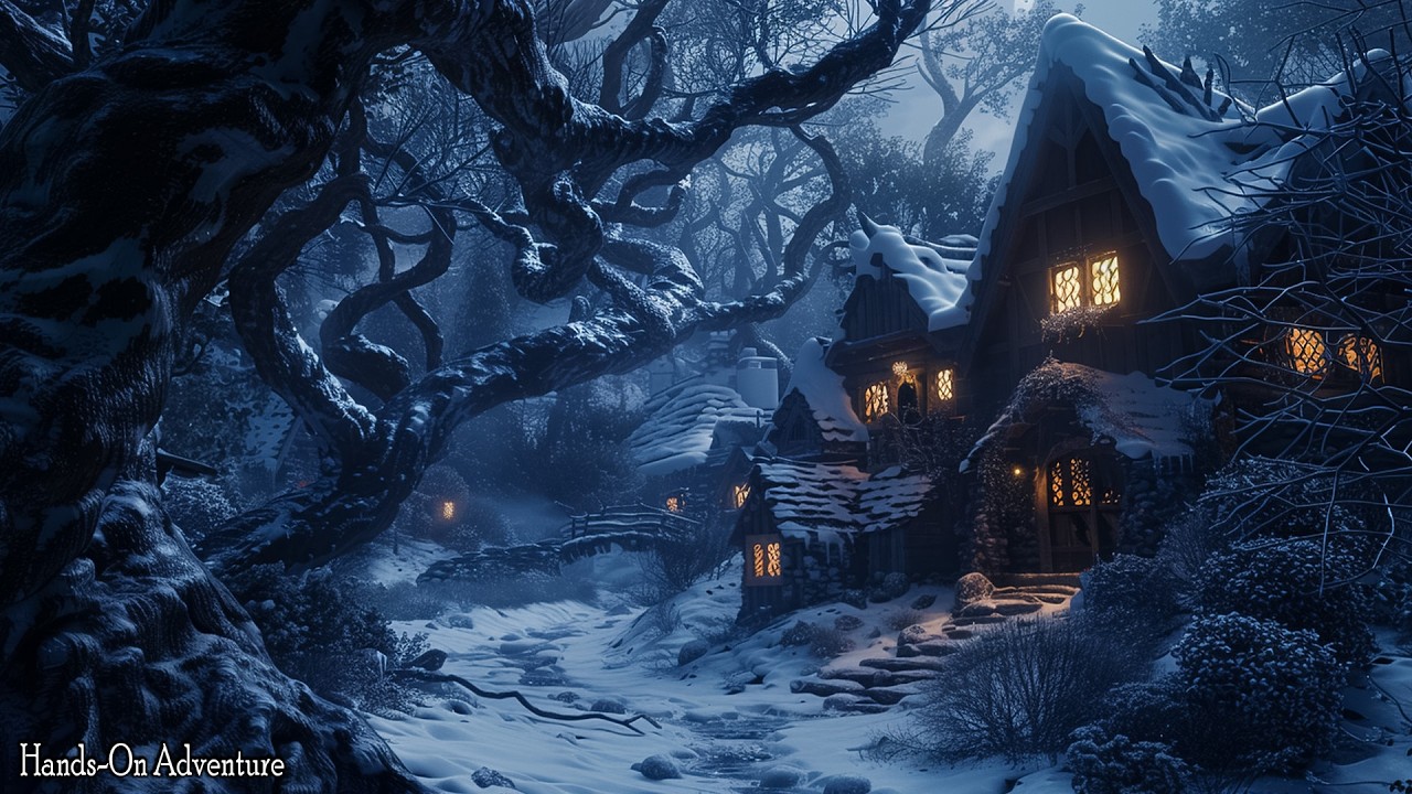 The Frostbound Rune Gate of the Old North | Medieval Celtic Winter Ambience for Relaxation & Focus🌙🌙