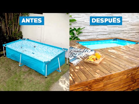 Cómo hacer un deck de madera para piscina