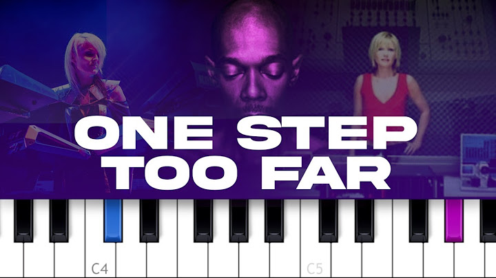 One Step Too Far Piano version - Piano performance video thumbnail