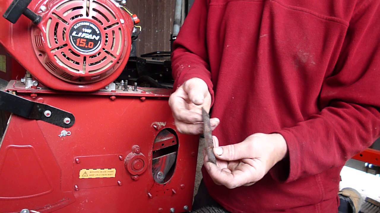 How to Change a Titan Pro Chipper Blade YouTube