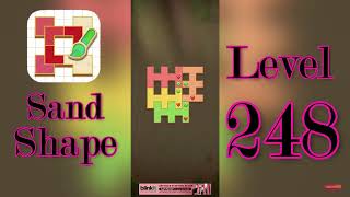 Sand Shape Level 248 Walkthrough 🔶 | Geometric Logic Puzzle Solution | MiniBoss