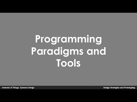 Lesson 8-3 [Design Strategies and Prototyping] Programming Paradigms and Tools