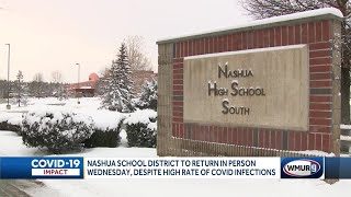 Nashua schools to reopen Wednesday despite high COVID-19 rates