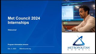Met Council 2024 internships info session
