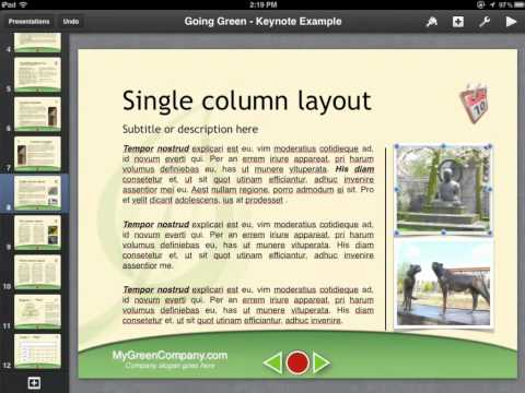Keynote Remplissage image Tutorial