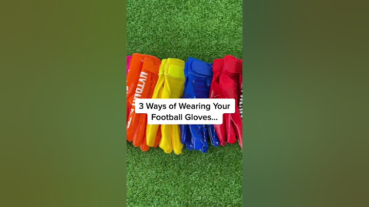 3 Ways To Wear Football Gloves #shorts