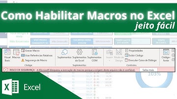 🔹[Resolvido] Como Habilitar Macros no Excel (A Microsoft bloqueou a Execução de Macros)
