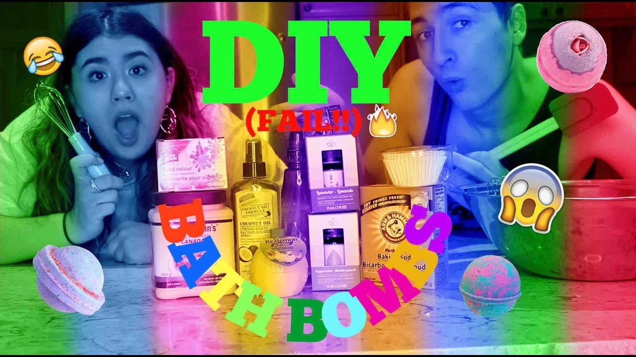 DIY BATH BOMBS! (FAIL!!)
