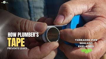 How Plumber’s Tape (Teflon Tape) Prevents Leaks | Threaded Pipe Sealant Explained