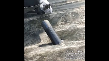 HDPE geomembrane pipe welded