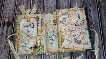 Part 4: (Signatures & Folders) Craft-Along with Me! Hardcover Tri-Fold Journal w/ Ephemera Folders