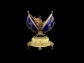 STUNNING HOUSE OF FABERGE GOLD PLATED SOLID SILVER FIREBIRD MUSIC EGG
