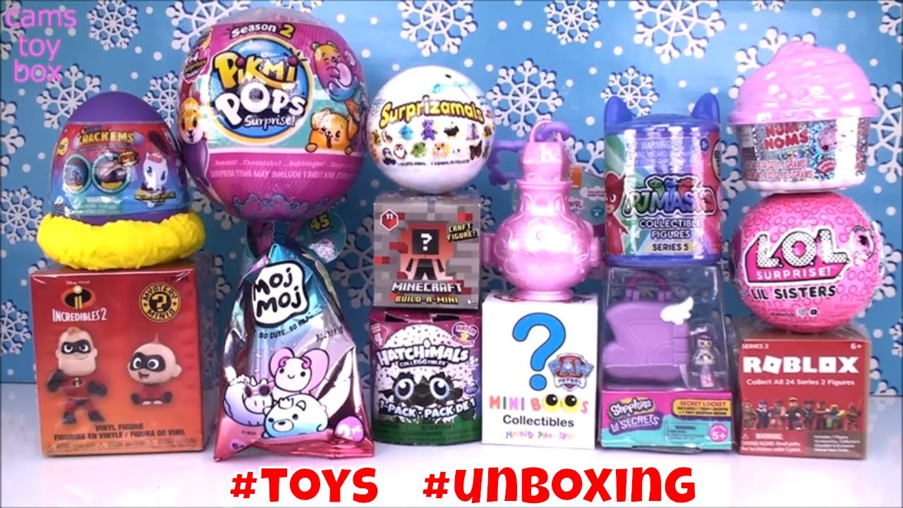 Toys Pikmi Pops Num Noms Lol Surprise Paw Patrol Pj Masks Roblox Unboxing Fun Review - 