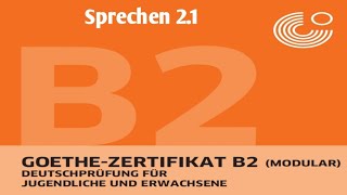Goethe Zertifikat B2#Sprechen2.1#German#FLIHYD#