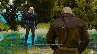 Geralt walking on water like ...?