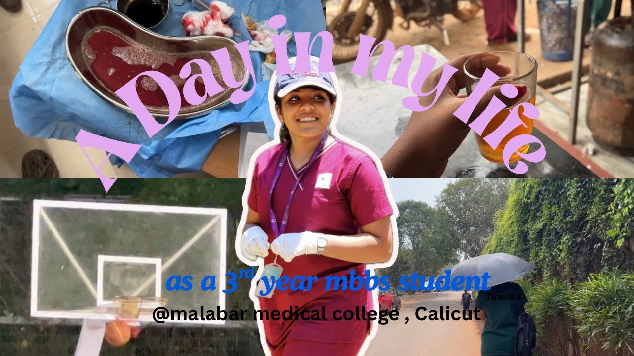 Day in my life | malabar medical college Calicut | Alitza Riyas | 3rd year MBBS student| #mbbs #mmc 