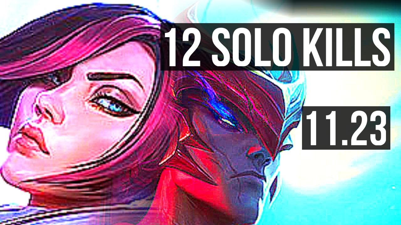 FIORA vs YONE (TOP) | 12 solo kills, 300+ games | KR Master | 11.23