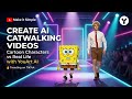 Create AI Catwalking Videos Cartoon Characters vs Real Life with YouArt AI | Viral on TikTok