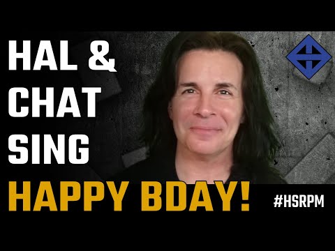 Hal & chat sing Happy Birthday!