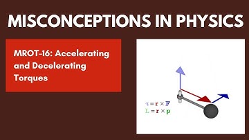 MROT16: Misconceptions in Physics: Accelerating and Decelerating torque