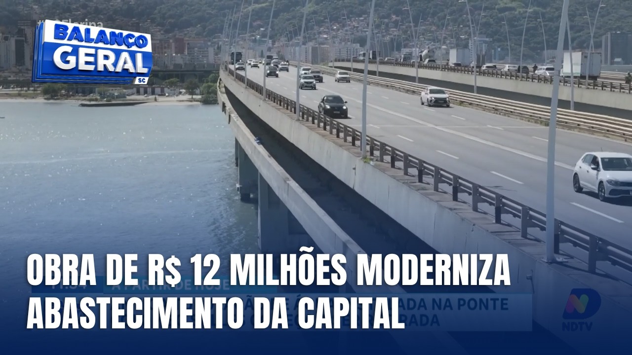 Retirada de antiga tubulação da Ponte Colombo Salles começa em Florianópolis