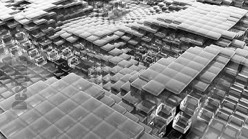 Animation of wave black-white glass liquid with animated reflections. Loopable animation.