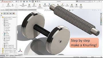 Design a Dumbbell Use Solidworks
