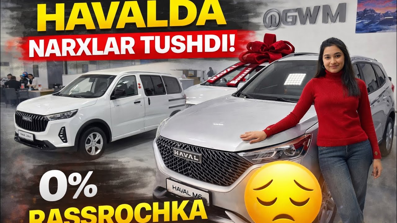 NEGA HAMMA HAVAL OLYAPTI 😱 HAVAL NARXLARI 2026✅ HAVAL BUKHARA