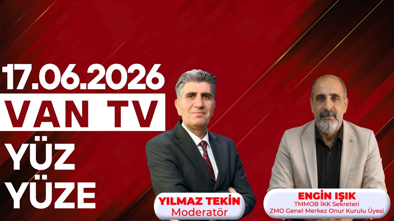 YÜZ YÜZE | 16.BÖLÜM | #TMMOB #van #Kentleşme #ŞehirPlanlama #TrafikSorunu #Mühendislik #barışsüreci