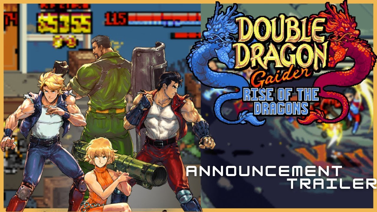 DOUBLE DRAGON GAIDEN: RISE OF THE DRAGONS: Announcement Trailer Released