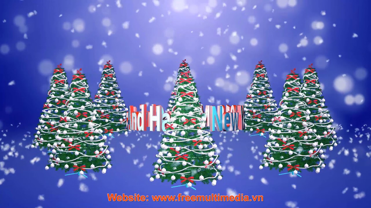 3d christmas tree video background part 3 with 3d text youtube christmas tree video