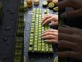 Kiwi fruit keyboard ASMR 🍉💜 soft typing, popping keys, juicy squeezes, and a gooey final crush.