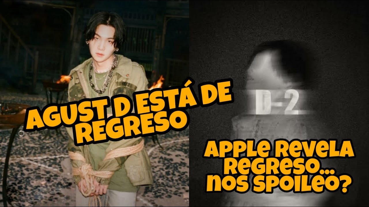 APPLE MUSIC REVELA FOTO TEASER DE COMEBACK DE AGUST D - YouTube