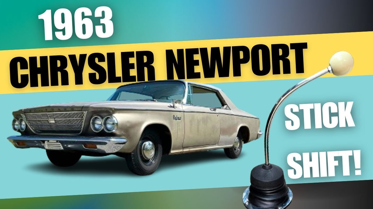 1963 Chrysler Newport, Rare Factory Stickshift! Big Block V8 MoPar