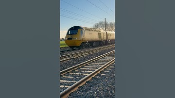 Rare Class 43 Train HST ‘John Armitt’ at Speed – York 30.11.25