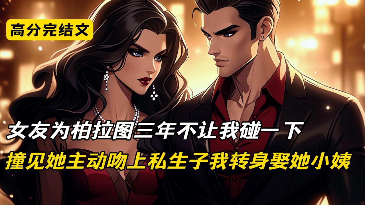 赵云凡为继承权，三年试图亲近女友宋婉柔，全被拒绝。她说要柏拉图式爱情，他信了，学医报班拼命克制。父亲转让股权当天，他撞见宋婉柔把私生子苏景程搂在怀里亲：你马上就能拿到赵家一切#爽文 #完结文