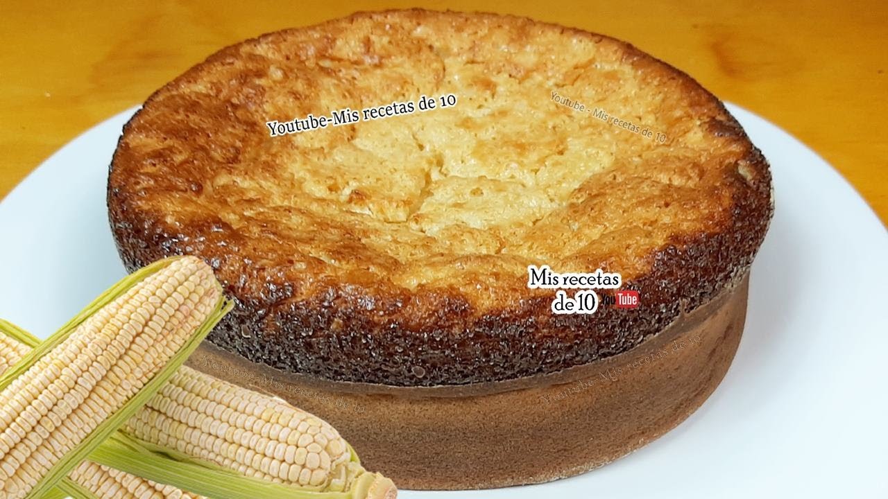 Pan de elote sin harina en licuadora casero y facil - YouTube