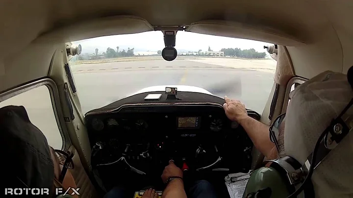 Jennifer Calderon Discovery Airplane flight lesson...