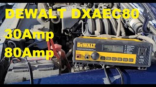 COLD START With The DEWALT DXAEC80 30 Amp Charger (80A Engine Start) (First REAL Test! -40 Outside!)