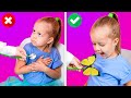 KIDS VS. DOCTOR 👶🆚👩‍⚕️ || Smart Hacks For Clever Parents And Satisfying DIY Crafts For Your Kids